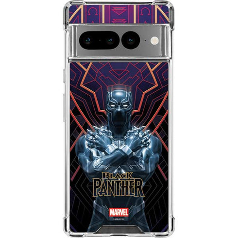 Marvel Black Panther Wakanda Salute Google Pixel 7 Pro Clear Case